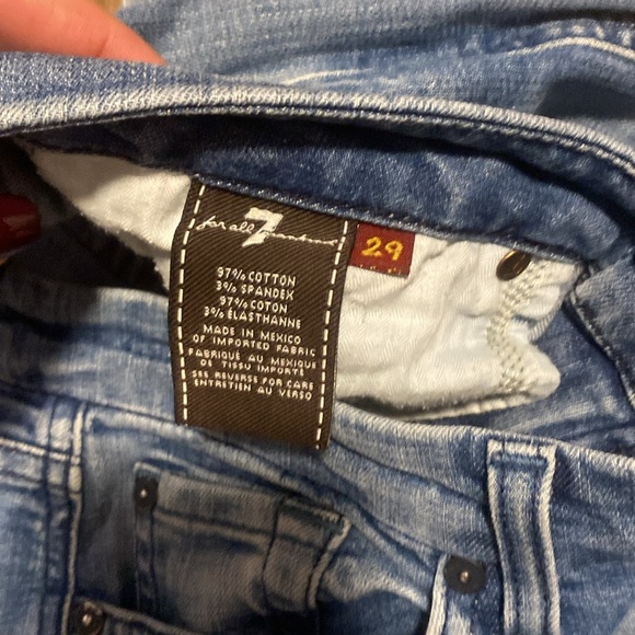 7 For All Mankind A Pocket Flare Jeans Size 29 - Picture 3 of 10